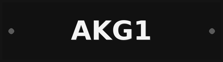 Plate AKG1