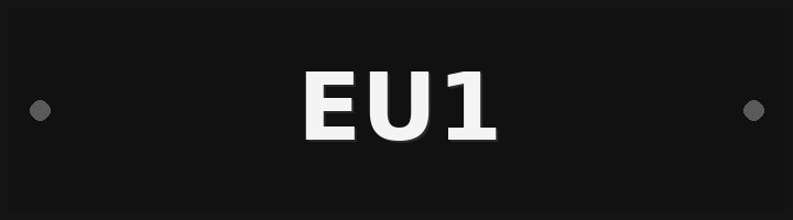 Plate EU1